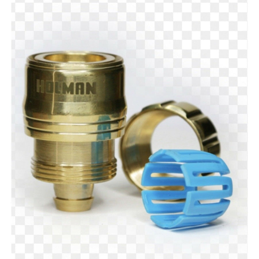 Holman 18Mm - 3/4 Inch Brass Grip N Lock 3 Piece Hose Connector Set Home & Garden:yard Garden