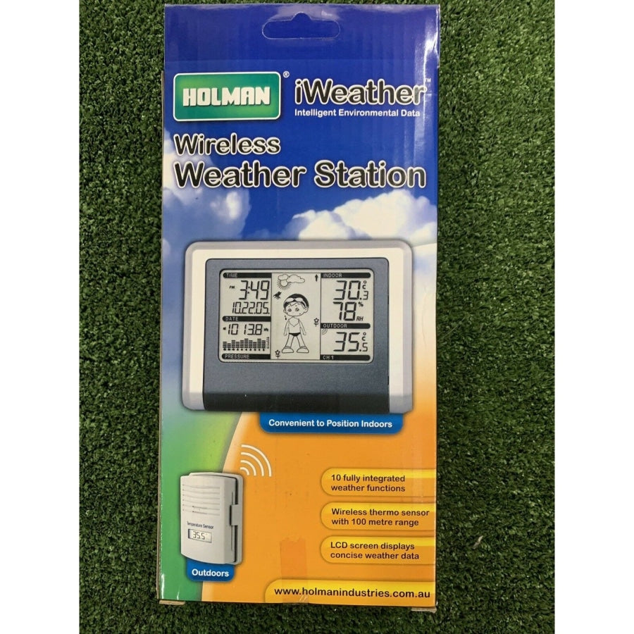 Holman Iweather Wireless Weather Station Ws1250 Rrp $89 Stocktake Sale Home & Garden:yard Garden