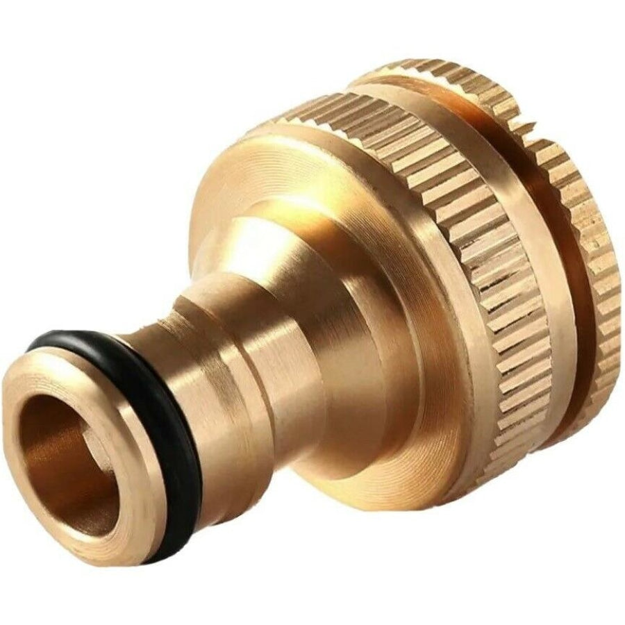 Brass Garden Water Hose Fitting Tap Adaptor To Suit 12Mm - 18Mm Taps Home & Garden:yard Outdoor