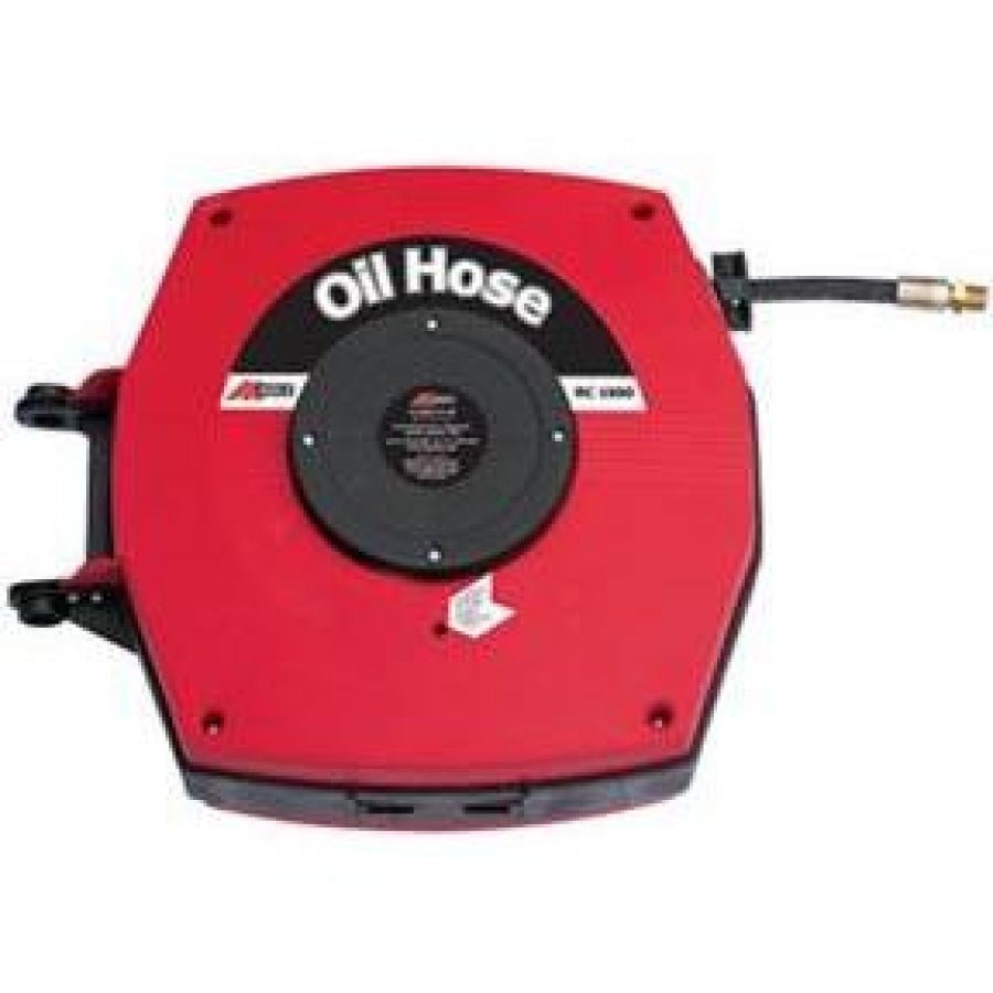 AK REELS Oil Delivery 10mm I.D. 12 metre Auto Retractable Hose Reel 