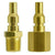 2 X JAMEC Universal Brass Air Fittings 1/4” - 6MM BSP Male & Female Adaptor 
