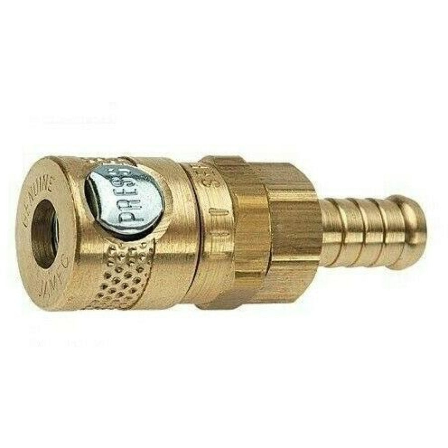 JAMEC Brass Genuine Female Coupler Air Fittings 10MM - 3/8" Hose Barb 