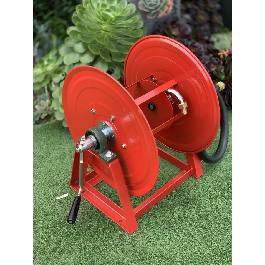 Zorro Heavy Duty Mountable Hose Reel Powder Coated Steel Reels Carts & Hangers