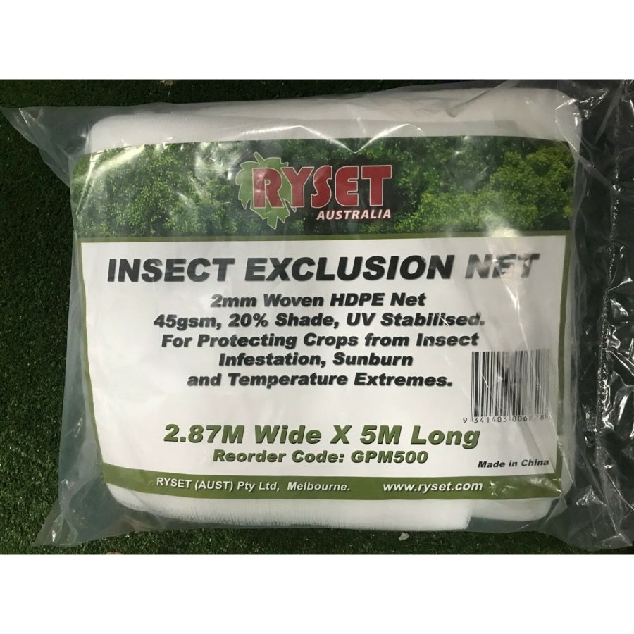 RYSET Small Insect Exclusion Net – 2.8M X 5M GPM500 - Hose Factory