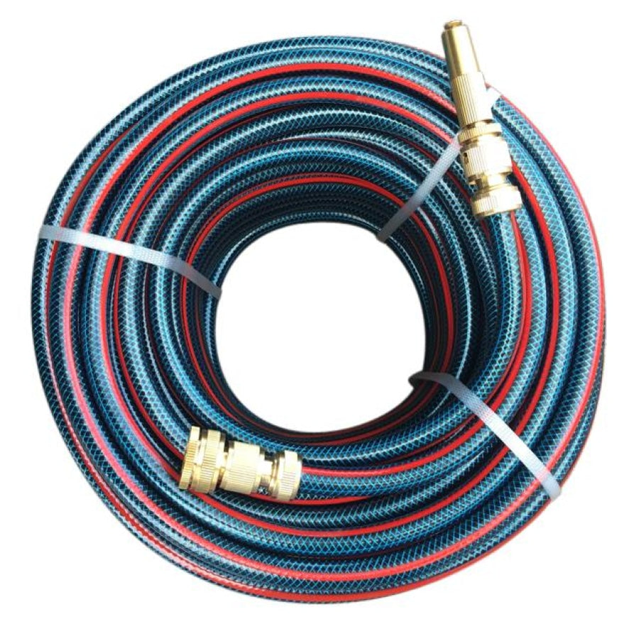HOSE FACTORY OZFLEX 12mm Flexible Garden Hose with Set of Brass Fittings