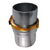 Travis Coupling Set With Male Female Clamp And Seals - Plated Steel 76Mm Fittings