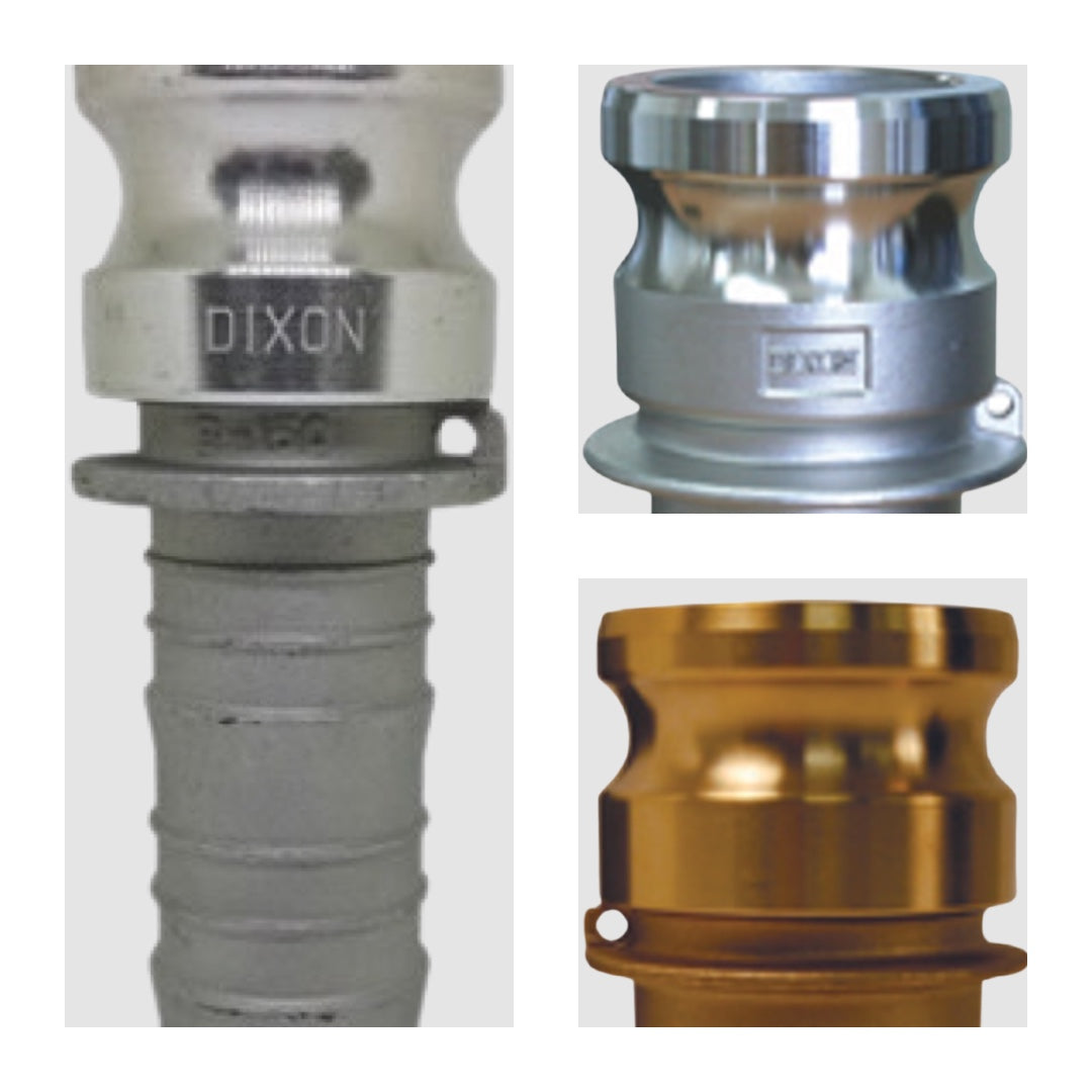 DIXON Camlock Type E Male Adaptor to Hose End