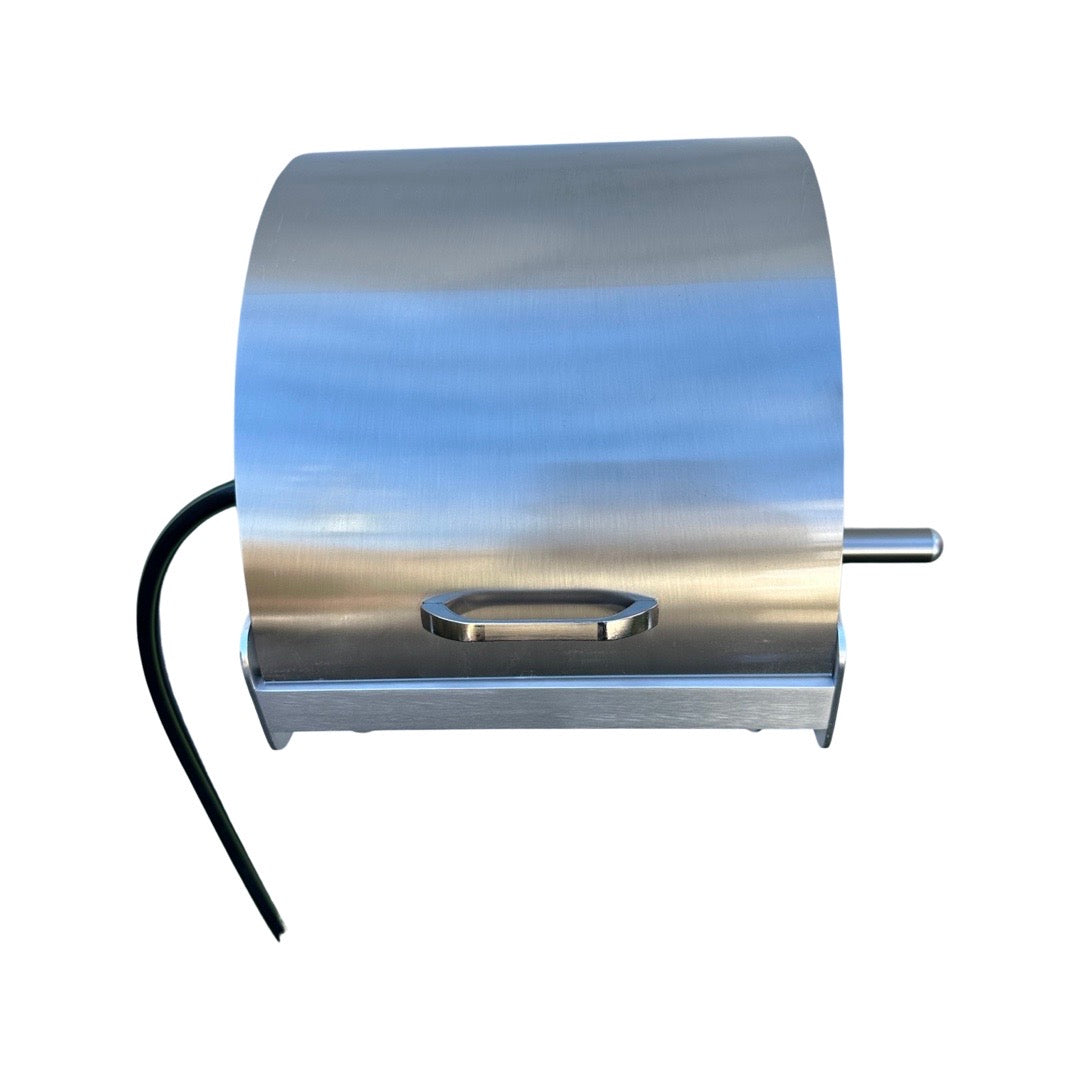 ZORRO Compact Stainless Steel Mountable Reel with Lid & Extension Hose