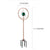 ZORRO Vortex Spinning Green Water Sprinkler with 12mm & 19mm Adaptor (FREE SHIPPING)