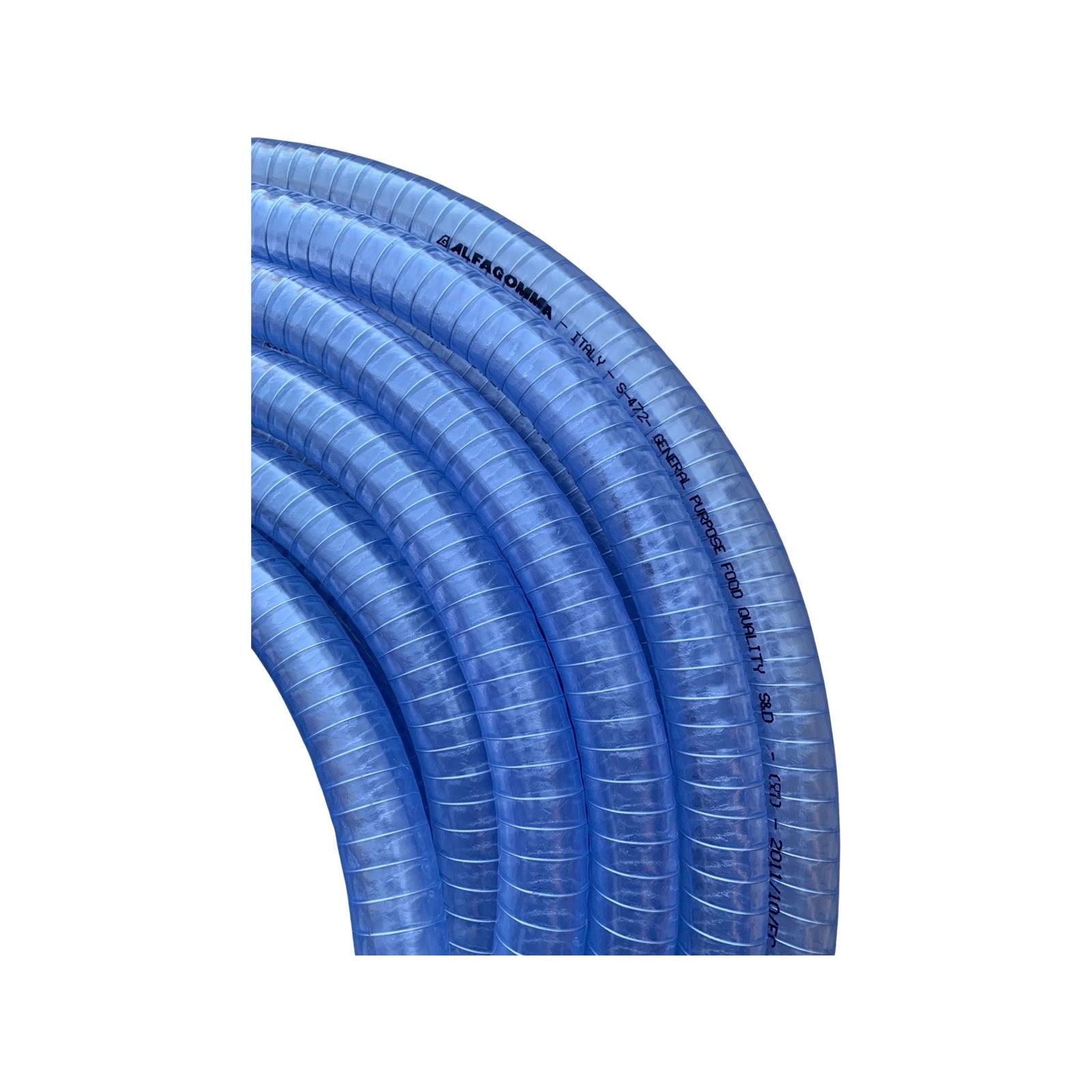 ALFAGOMMA 472OO General Purpose Clear Food Grade Helix Suction & Delivery Hose - Hose Factory