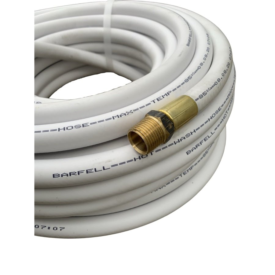 BARFELL High Pressure Hot Water Hose Brass Fittings Dixon Gun 12mm - Hose Factory