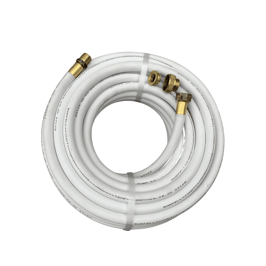 BARFELL High Pressure Hot Water Hose with Brass Fittings 12.5mm - Hose Factory