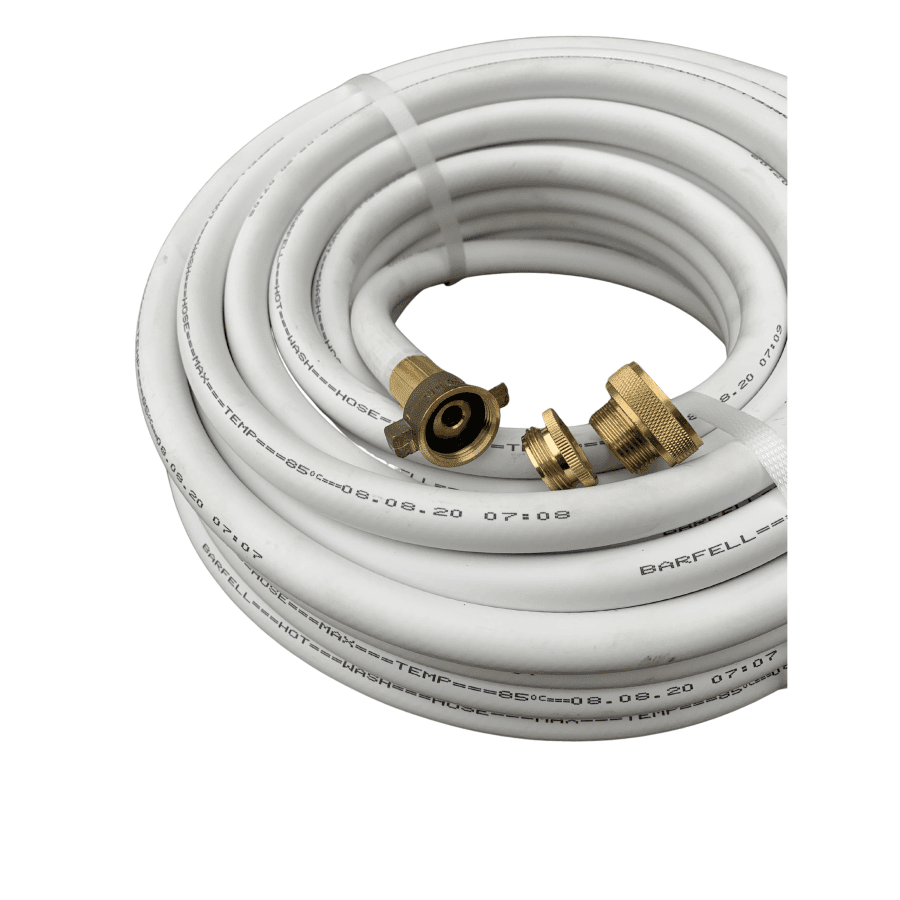 BARFELL High Pressure Hot Water Hose with Brass Fittings 12.5mm - Hose Factory