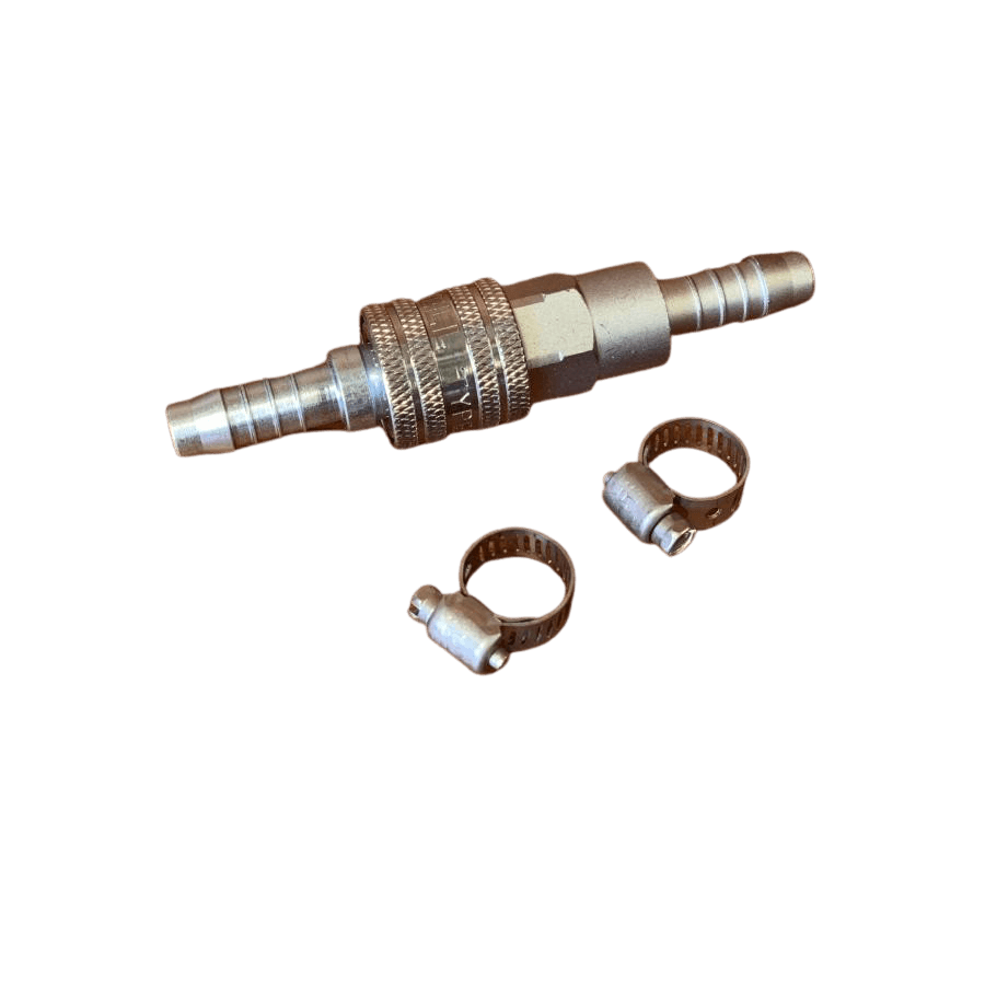 BARFELL Nitto Style One Touch Quick Connect Coupler Set with Clamps Air Fitting - Hose Factory