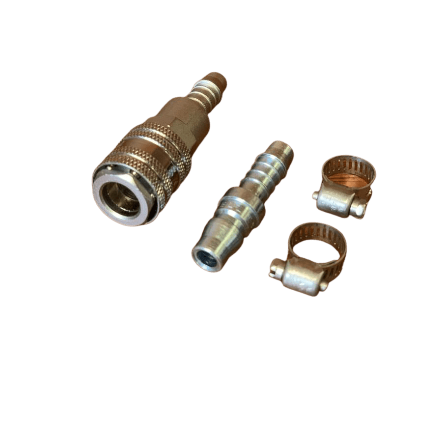 BARFELL Nitto Style One Touch Quick Connect Coupler Set with Clamps Air Fitting - Hose Factory