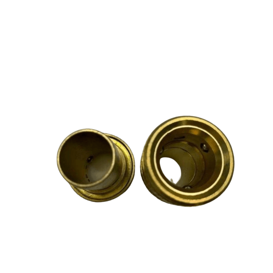 2 X Barbed Brass Connector 18MM barb to 12MM Snap on