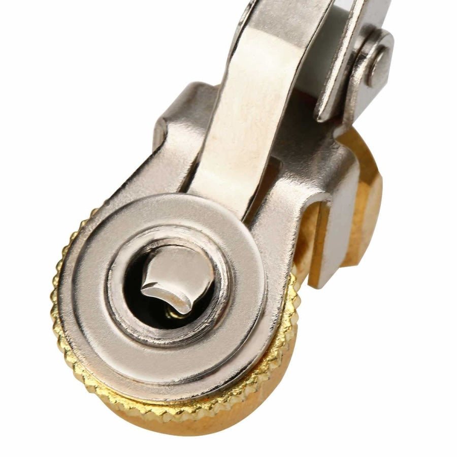 Brass Clip On Tyre Chuck Inflator 1/4" Female BSP - Hose Factory