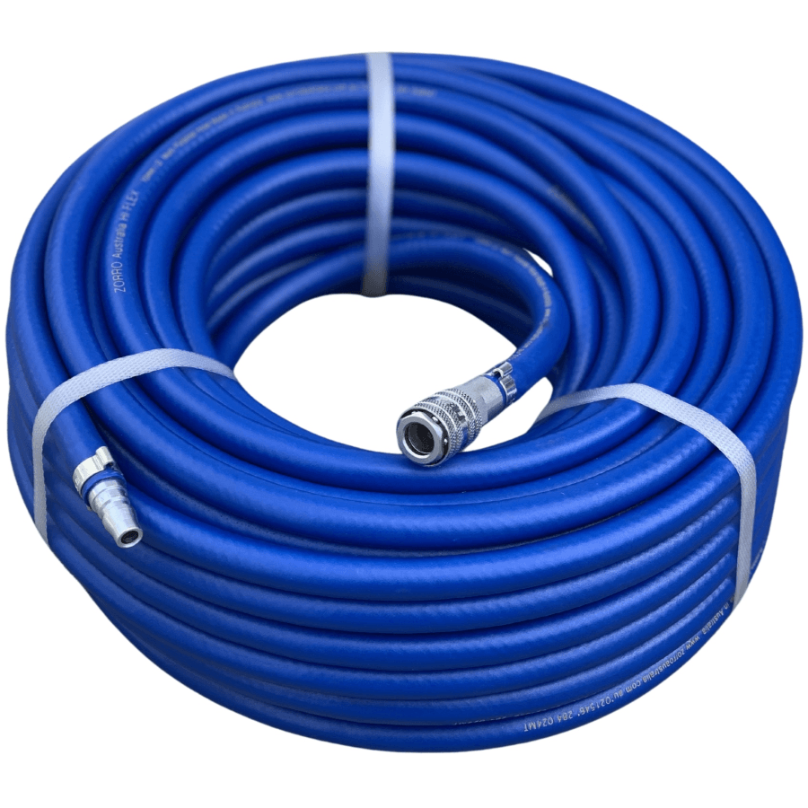 Zorro Hi-Flex Multi-Purpose Hose With Barfell Nitto Fittings & Clamps 6Mm / 10Mt Hoses