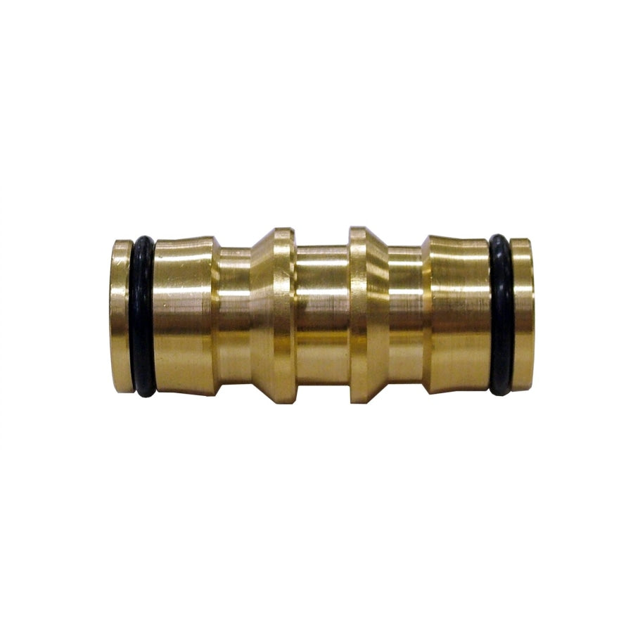 ZORRO 18mm -3/4&quot; Brass 2-Way Coupling Joiner Hose Fitting Connector