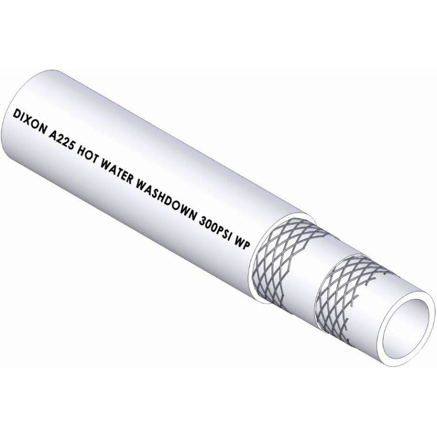 DIXON A225 Rubber Hot Water Delivery Washdown Hose - Hose Factory