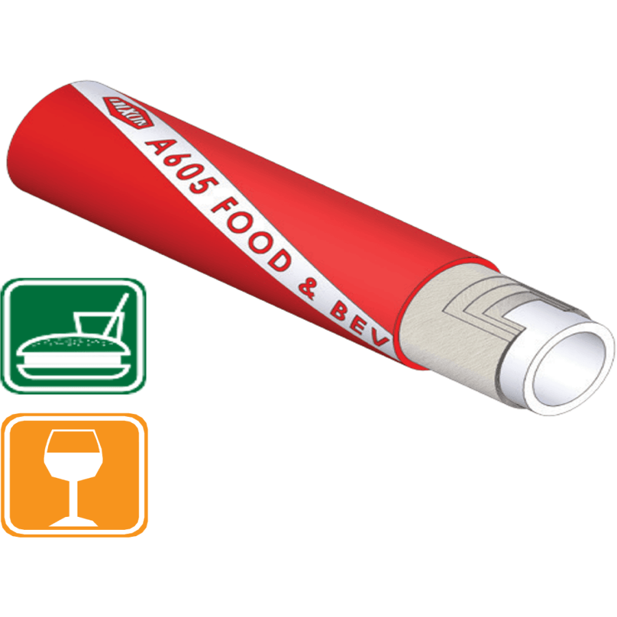 DIXON A605 Rubber Food & Beverage Delivery Hose - Hose Factory