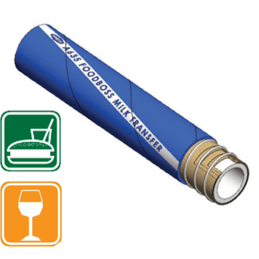 DIXON A635 Milk & Beverage Suction & Delivery Hose - Hose Factory