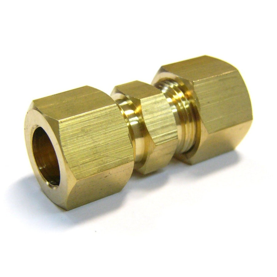 Hose Factory Double Union Brass Compression Fitting 1/8 Fittings