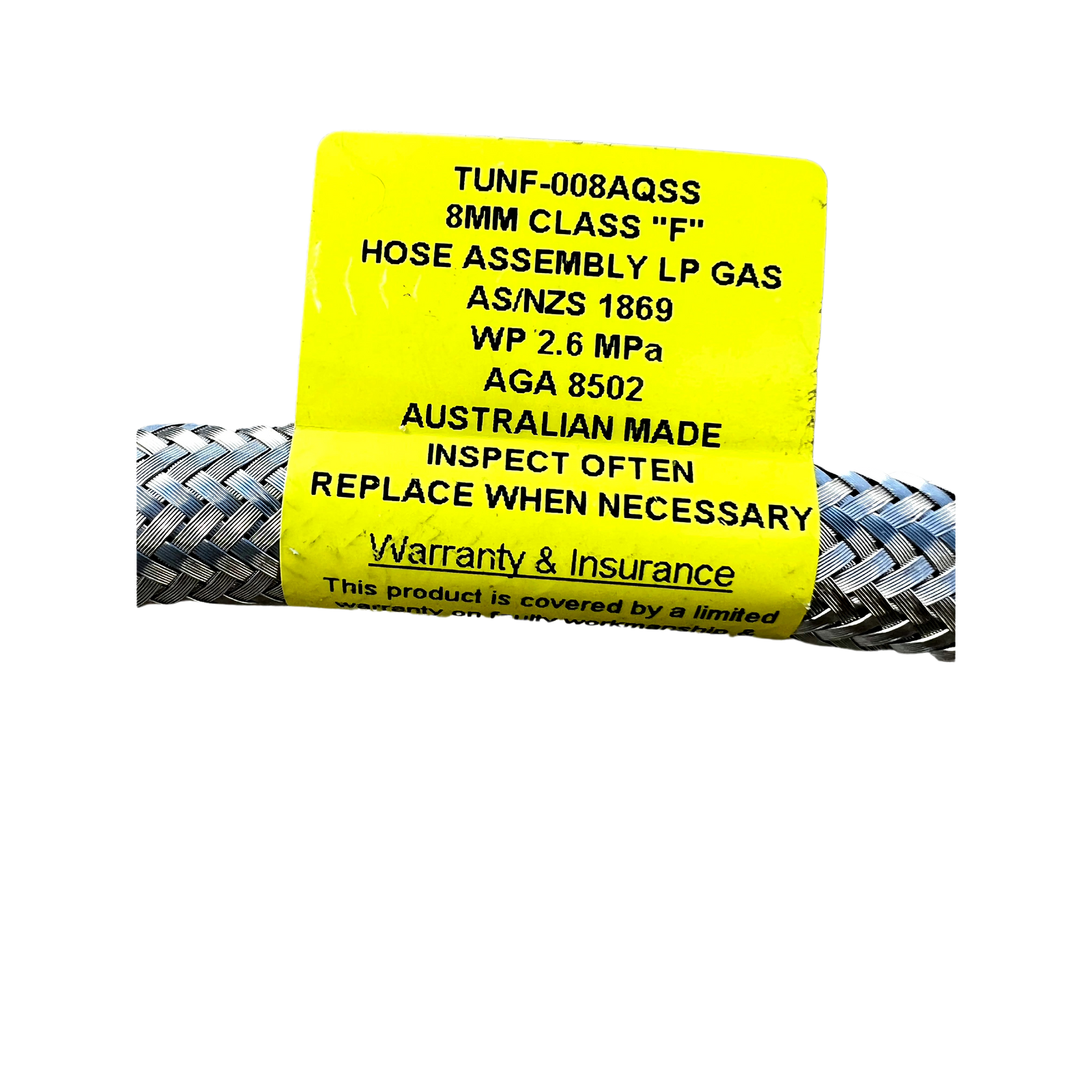 Dual Stainless Steel Gas Hose Kit Regulator Valve QCC Coupling UNF Thread