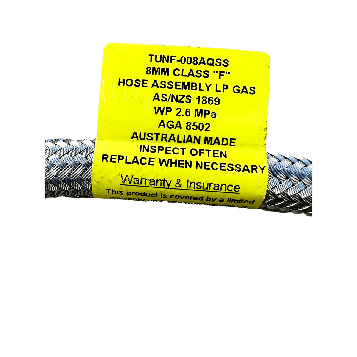 Dual Stainless Steel Gas Hose Kit Regulator Valve QCC Coupling UNF Thread - Hose Factory