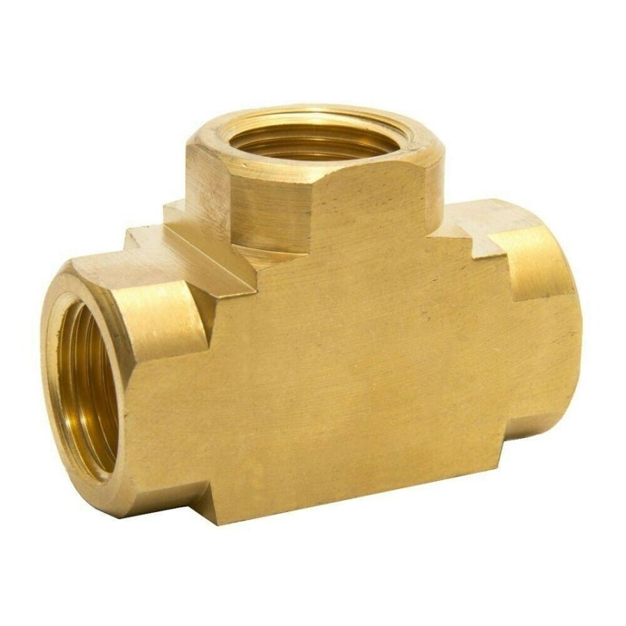 Female Tee Piece Extruded Brass Air Fitting - Hose Factory