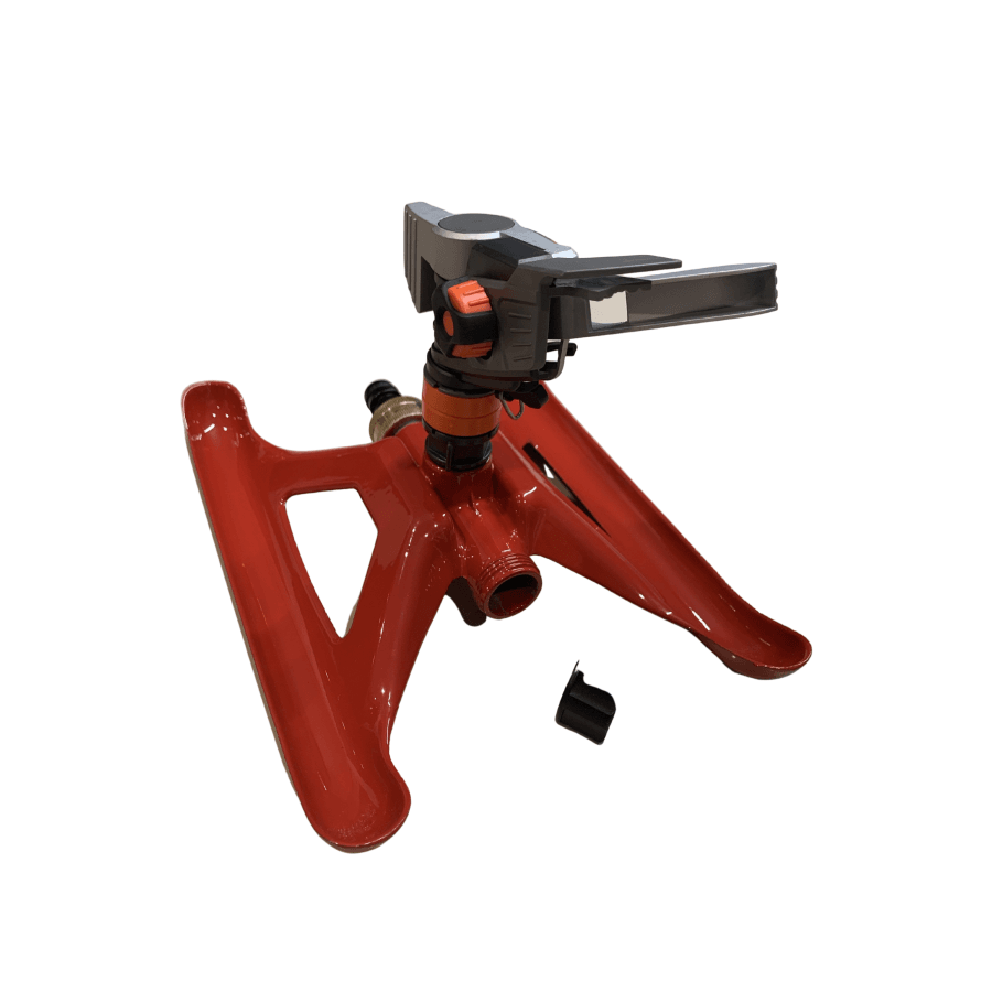 GARDENA Impulse Rotating Sprinkler with Heavy Duty Metal Base - Hose Factory