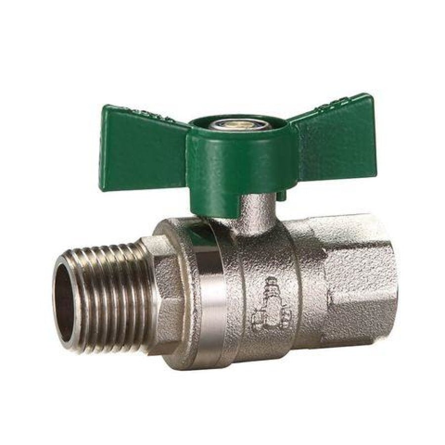 Gas Ball Valve Butterfly Handle Watermarked MI x FI - Hose Factory