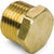 Brass Hex Plug available in various sizes Made in Australia
