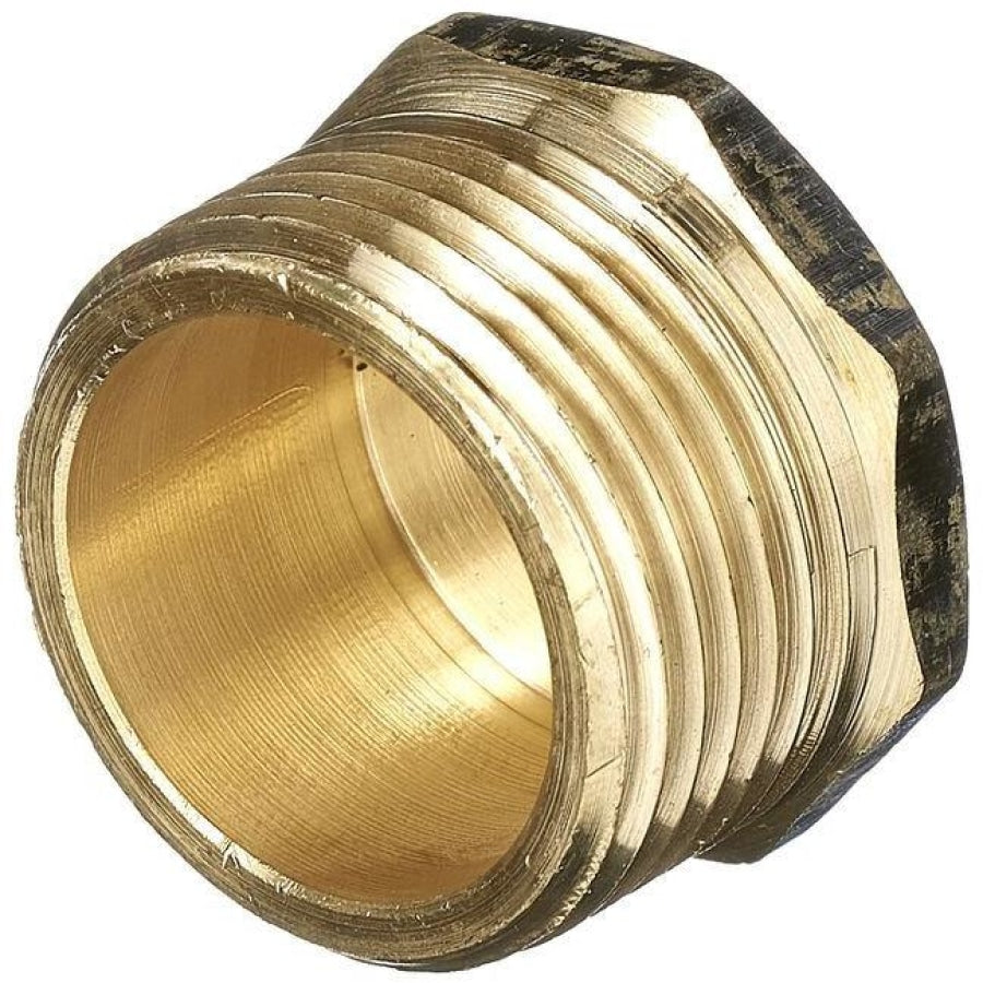 Brass Hex Plug available in various sizes Made in Australia