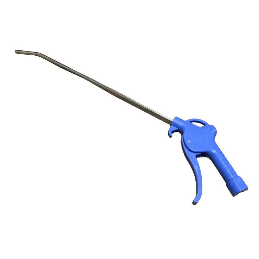 Hi - Qual Air Blow Gun 12” Long Angled Nozzle 1/4” BSP - Hose Factory