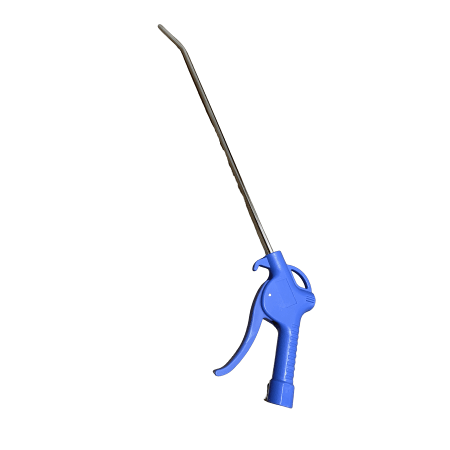 Hi - Qual Air Blow Gun 12” Long Angled Nozzle 1/4” BSP - Hose Factory