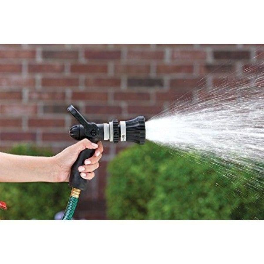 High Pressure XL Fire Nozzle with Lever and Brass Snap on Tool Adaptor - Hose Factory