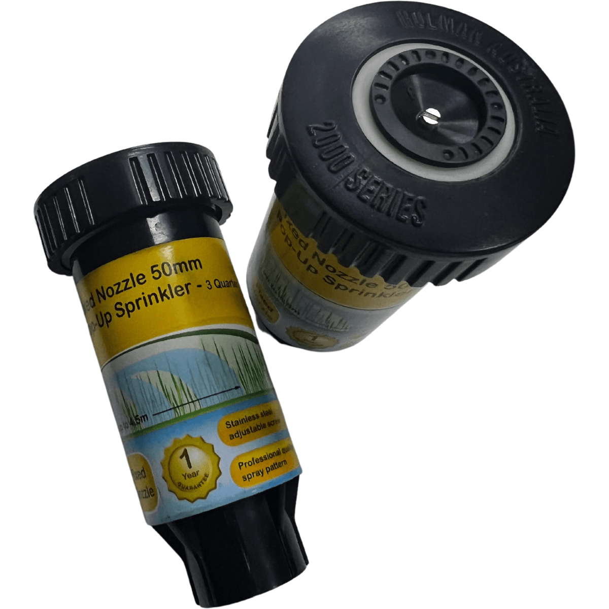 Holman 50mm Fixed Nozzle Pop Up Sprinkler 3/4" Circle(QTY: 2) - Hose Factory