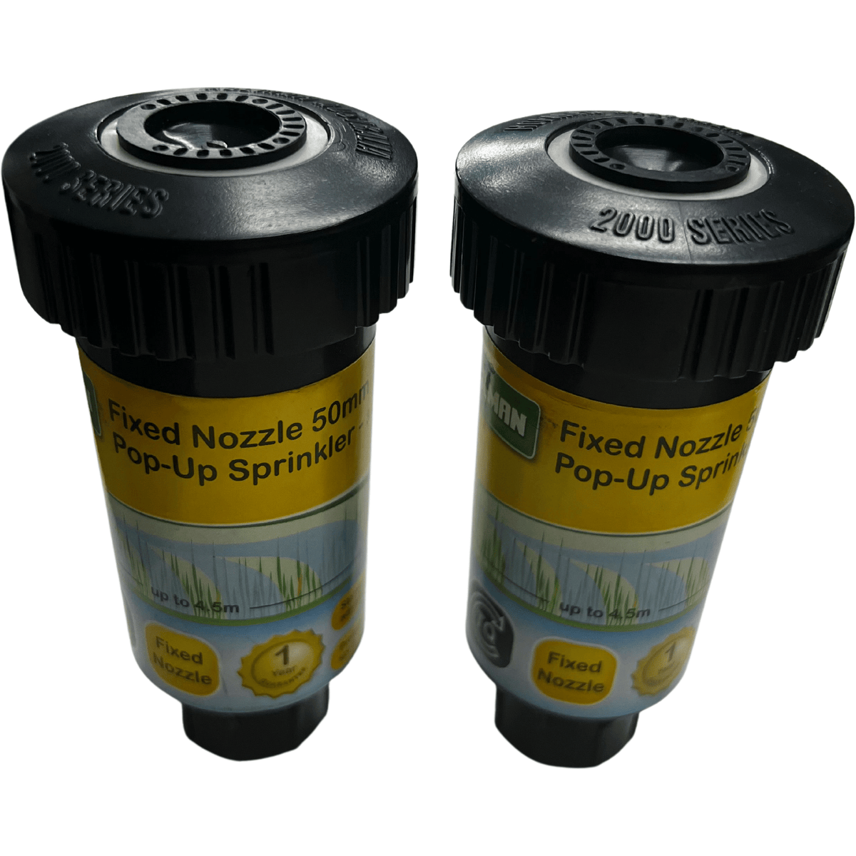 Holman 50mm Fixed Nozzle Pop Up Sprinkler 3/4" Circle(QTY: 2) - Hose Factory