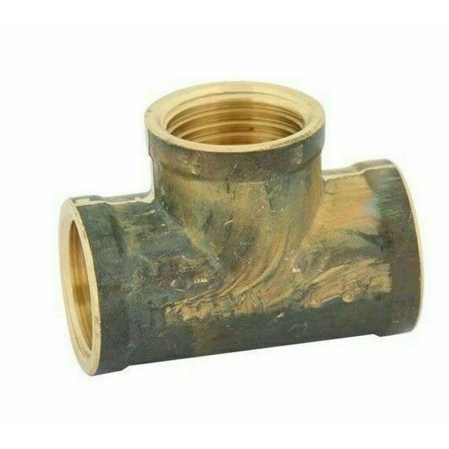 Hose Factory Brass Female 90° Tee Cast Air Water Fitting BSP - Hose Factory