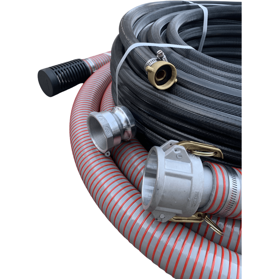 Hose Factory Fire Fighting Water Pump Hose Kit 38mm Suction & 19mm Fire Hose - Hose Factory