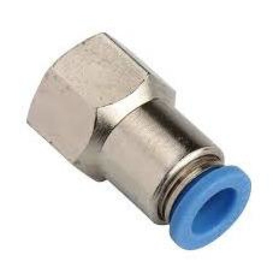 Hose Factory PC Push - in Female Straight Fitting Metric Sizing - Hose Factory