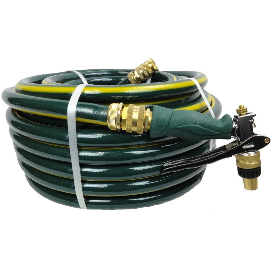 HOSE FACTORY Proline Garden Hose with Brass Fittings & Trigger Gun 19mm - Hose Factory