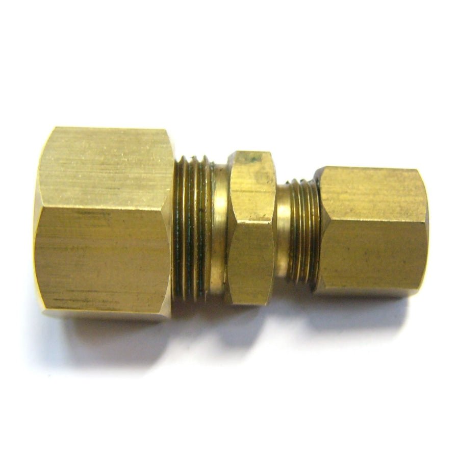 Hose Factory Reducing Double Union Brass Compression Fitting - Hose Factory