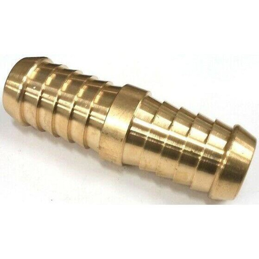 Brass Joiner Air Fitting Hose Barb Pipe Available in various sizes Made in Australia 