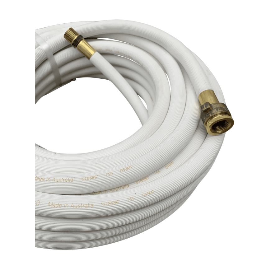 Hot And Cold Wash Hose With Crimped Brass Fittings12Mm Hoses