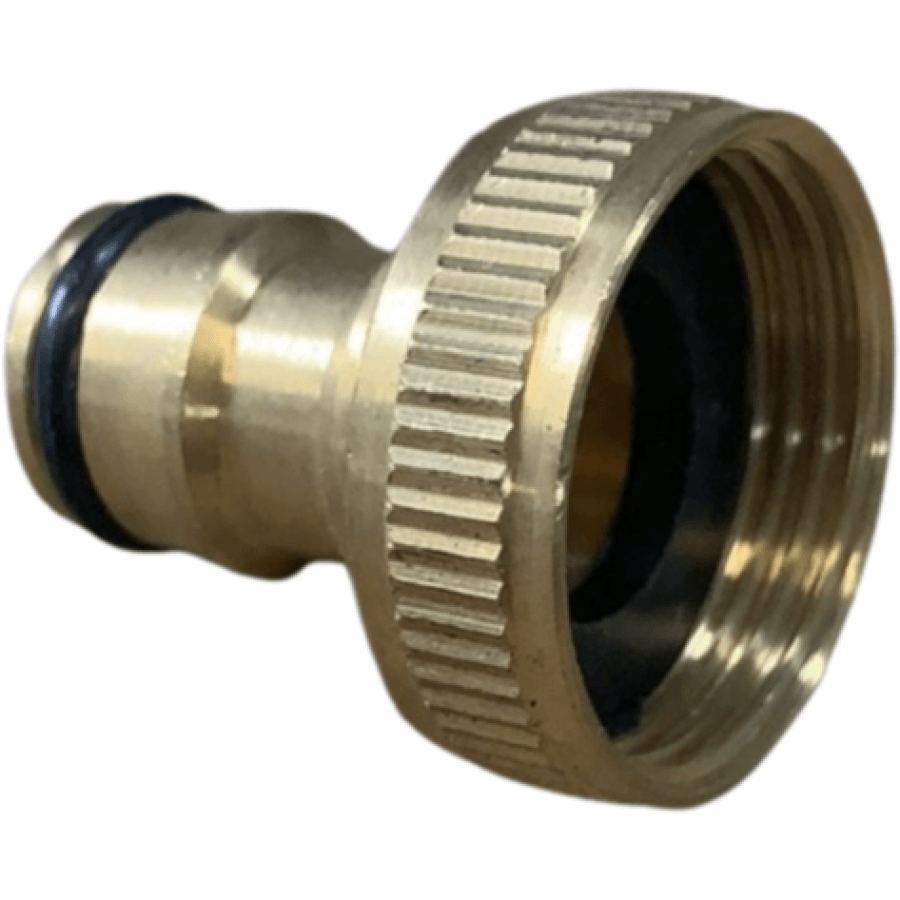 Zorro Brass Tap Adaptor 12Mm Hose Connection 3/4 Bsp Nut Fittings