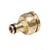 Gardena Brass Universal Tap Nut Adaptor 1/2 Fittings