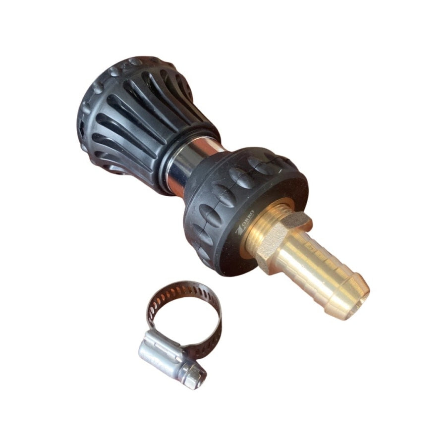 Zorro Fire Nozzle Spray With Brass Director And Ss Clamp (Available In Various Sizes) Fittings