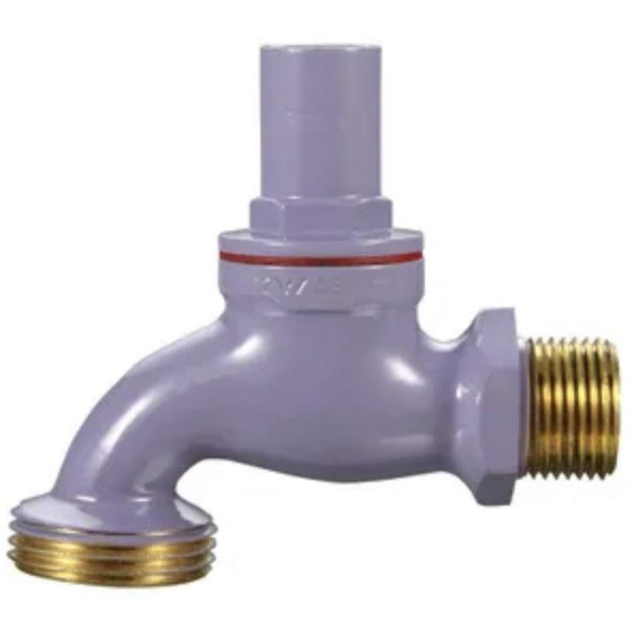 Hose Tap Recycled Water Lilac Male Inlet 15Mm Fittings